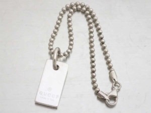 GUCCI グッチ ボールチェーン チャーム シルバー 14069 ユニセックス【中古】 e55131a