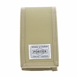 PORTER ポーター  モバイルケース 携帯電話ケース ブラウン系ベージュ 14059 ユニセックス【中古】 k10280