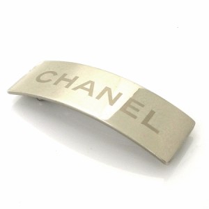 レディース【CHANEL】シャネル ロゴ 金メッキ レディース バレッタ