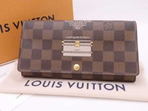 ルイ ヴィトン LOUIS VUITTON 二つ折り長財布 ダミエ トランク