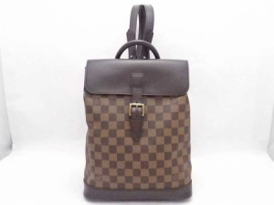 LOUIS VUITTON ルイ ヴィトン ソーホー ダミエ N51132 リュック ブラウン 14057 ユニセックス【中古】 e54150a