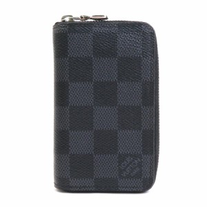 LOUIS VUITTON ルイ ヴィトン ジッピーコインパース ダミエ グラフィット N63076 コインケース ブラック 14054 メンズ【中古】 r9545f