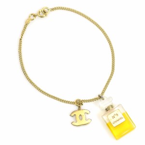 CHANEL シャネル No.5 香水モチーフ ココマーク ブレスレット ゴールド 14068 レディース【中古】 e55852a