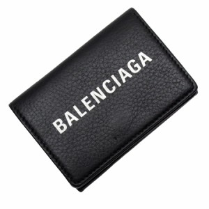 バレンシアガ BALENCIAGA 三つ折り財布 レザー パープル系マルチカラー ユニセックス 送料無料 r9728a