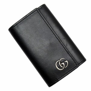 GUCCI グッチ 435305 キーケース ブラック 14054 ユニセックス【中古】 g3782g