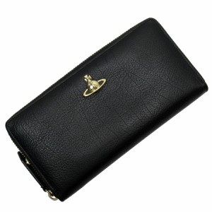 Vivienne Westwood ヴィヴィアンウエストウッド ラウンドファスナー長財布 ブラック 14054 ユニセックス【中古】 t18918g