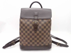 LOUIS VUITTON ルイ ヴィトン ソーホー ダミエ エベヌ N51132 リュック ブラウン 14057 ユニセックス【中古】 e54548a