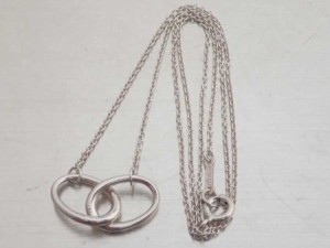 TIFFANY&Co. ティファニー ダブルループ ネックレス シルバー 14069 レディース【中古】 e54636a