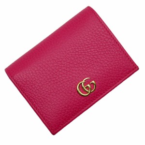 GUCCI グッチ 456126 二つ折り財布 ピンク 14061 レディース【中古】 g3849a