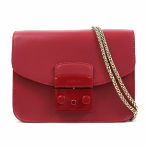 Furla フルラ 斜め掛けショルダーバッグ レッド 14060 レディース【中古】 h29627f