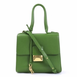 BOTTEGAVENETA ボッテガヴェネタ デジレー ハンドバッグ ショルダーバッグ グリーン 14065 レディース【中古】 99654j