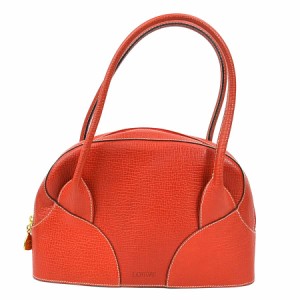 LOEWE ロエベ ハンドバッグ レッド 14060 レディース【中古】 e56531a