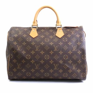 LOUIS VUITTON ルイ ヴィトン スピーディ35 モノグラム M41524 ハンドバッグ ブラウン 14057 ユニセックス【中古】 e56681a