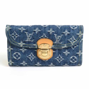 ルイ ヴィトン LOUIS VUITTON 長財布 ポルトフォイユ コメット レザー ブルーマリーヌ ユニセックス M68582 送料無料 r8838a