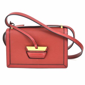 LOEWE ロエベ バルセロナ 斜め掛けショルダーバッグ レッド 14060 レディース【中古】 e56742a