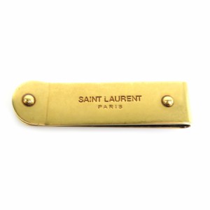 ■極美品■ SAINT LAURENT サンローラン マネークリップ 札ばさみ メンズ レディース シルバー系 AP6736