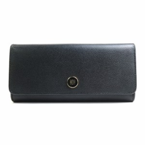 LOEWE ロエベ アナグラム 二つ折り長財布 ブラック 14054 レディース【中古】 e57146a