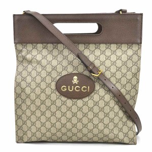 GUCCI グッチ 463491 ハンドバッグ ショルダーバッグ ブラウン系 14057 ユニセックス【中古】 99753k