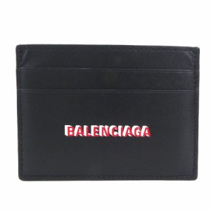 BALENCIAGA バレンシアガ カードケース パスケース ブラック 14054 ユニセックス【中古】 a0148