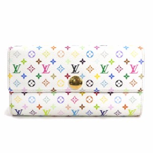 LOUIS VUITTON ルイ ヴィトン ポルトフォイユ サラ モノグラムマルチカラー 長財布 ブロン 14056 レディース【中古】 e57753