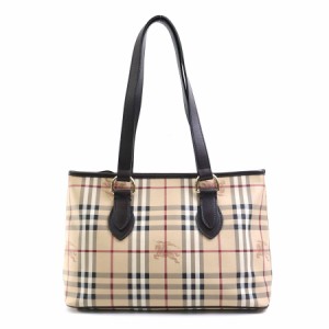 BURBERRY バーバリー ノバチェック ショルダーバッグ トートバッグ ベージュ/マルチカラー 14059 レディース【中古】 e57794f