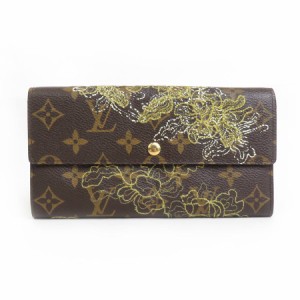 LOUIS VUITTON ルイ ヴィトン ポルトフォイユ サラ モノグラム ダンテェル M95389 長財布 ブラウン 14057 ユニセックス【中古】 a0172