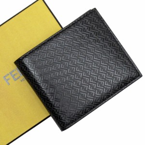 FENDI フェンディ 7MO169-AGLP 札入れ ブラック 14054 メンズ【中古】 t19196j