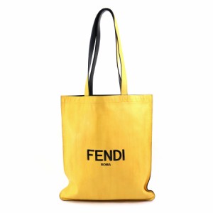 FENDI フェンディ 7VA538-ADP6 ショルダーバッグ トートバッグ イエロー×ブラック 14063 メンズ【中古】 h30070f