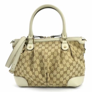 GUCCI グッチ GGキャンバス スーキー 247902 ハンドバッグ ショルダーバッグ ベージュ 14059 レディース【中古】 e58072a