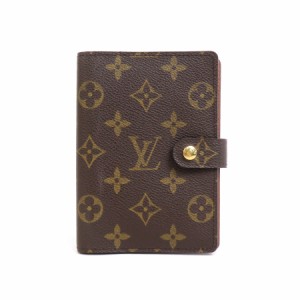 LOUIS VUITTON ルイ ヴィトン アジェンダPM R20005 手帳カバー ブラウン 14057 ユニセックス【中古】 55627f