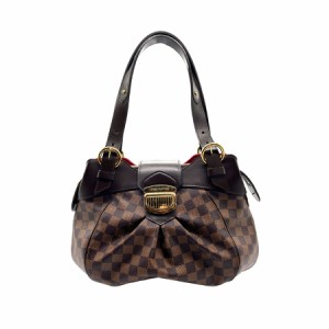 LOUIS VUITTON ルイ ヴィトン システィナPM ダミエ N41542 ショルダーバッグ ハンドバッグ ブラウン 14057 レディース【中古】 z0273