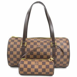 LOUIS VUITTON ルイ ヴィトン パピヨン30 ダミエ N51303 ハンドバッグ ブラウン 14057 レディース【中古】 e58219a