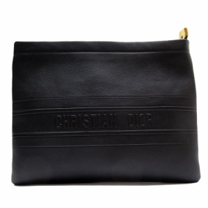 Christian Dior クリスチャンディオール クラッチバッグ ブラック 14054 ユニセックス【中古】 w0081a