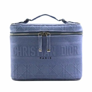 Christian Dior クリスチャンディオール ハンドバッグ バニティバッグ ライトブルー 14067 レディース【中古】 a0274