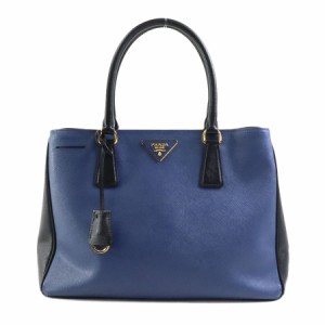 PRADA プラダ ハンドバッグ ネイビー/ブラック 14066 レディース【中古】 e58303a