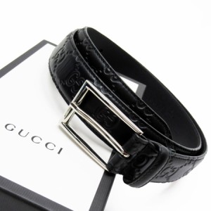 GUCCI グッチ 474313 ベルト ブラック 14054 メンズ【中古】 t19254a