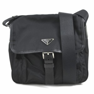 PRADA プラダ 斜め掛けショルダーバッグ ブラック 14054 ユニセックス【中古】 h30130f