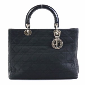 Christian Dior クリスチャンディオール レディディオール ハンドバッグ ブラック 14054 レディース【中古】 e58345a