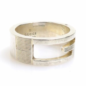 GUCCI グッチ Gロゴ リング・指輪 11号 シルバー 46750 レディース【中古】 e58419f