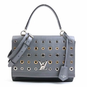 LOUIS VUITTON ルイ ヴィトン ロックミー2 M42863 ハンドバッグ ショルダーバッグ メタリックグレー/ブラック 14055 レディース【中古】 