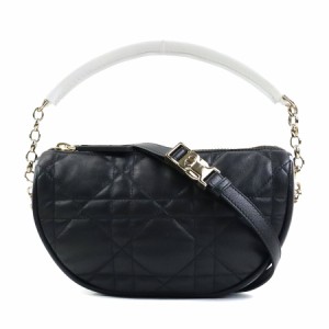 Christian Dior クリスチャンディオール Vibe Hobo ハンドバッグ ショルダーバッグ ブラック/ホワイト/ライトブルー 14054 レディース【