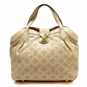 LOUIS VUITTON ルイ ヴィトン シールスPM モノグラムマヒナ M52153 ハンドバッグ ライトベージュ 14059 レディース【中古】 w0300a