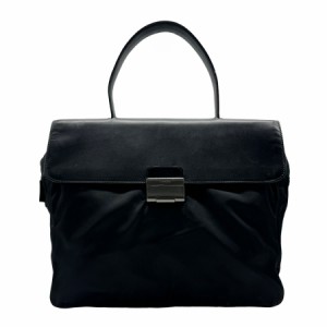 PRADA プラダ B7496 ハンドバッグ ブラック 14054 ユニセックス【中古】 z0450