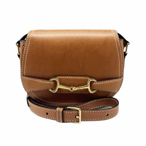 CELINE セリーヌ 斜め掛けショルダーバッグ ブラウン 14057 レディース【中古】 z0496