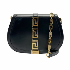 Gianni Versace ジャンニ ヴェルサーチ ショルダーバッグ 斜め掛けショルダーバッグ ブラック 14054 レディース【中古】 z0514