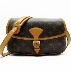 LOUIS VUITTON ルイ ヴィトン ソローニュ モノグラム M42250 斜め掛けショルダーバッグ ブラウン 14057 レディース【中古】 w0357j