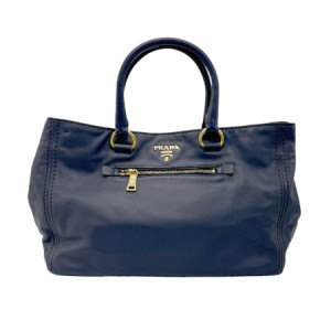 PRADA プラダ ハンドバッグ ショルダーバッグ ネイビー 14066 レディース【中古】 z0635