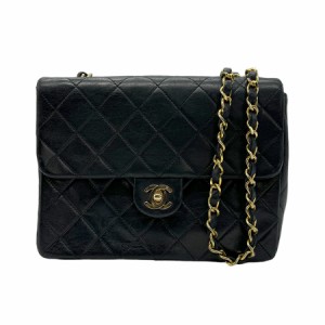 CHANEL シャネル マトラッセ ショルダーバッグ チェーンショルダーバッグ ブラック/ゴールド 14054 レディース【中古】 z0639