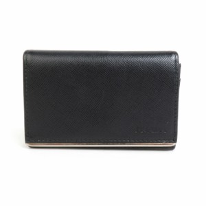 PRADA プラダ カードケース ブラック 14054 メンズ【中古】 e58570a