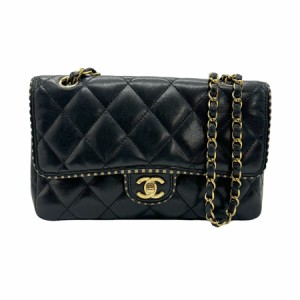 CHANEL シャネル マトラッセ ショルダーバッグ ブラック 14054 レディース【中古】 z0672